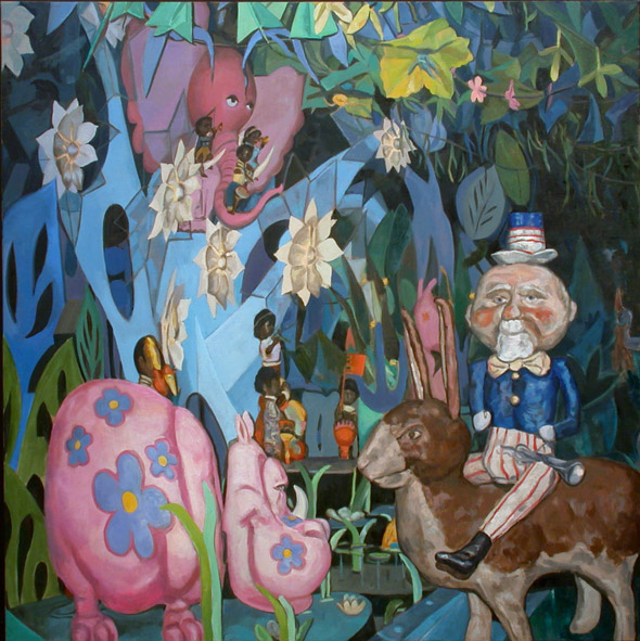 Curro Gonz&aacute;lez - La entrada del dem&oacute;crata en la jungla