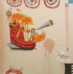 Curro Gonz&aacute;lez - 2004 - El italiano - mixta 95 x 95