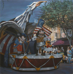 Curro Gonz&aacute;lez - 2004 - Parada norteamericana - mixta 195 x 195