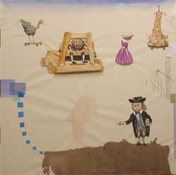 Curro Gonz&aacute;lez - 2004 - La semilla - mixta 95 x  95