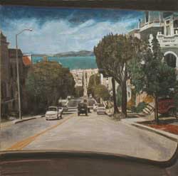 Curro Gonz&aacute;lez - 2005 - No mires atr&aacute;s - pastel 102 x 102