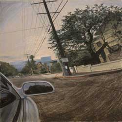 Curro Gonz&aacute;lez - 2005 - Cable roto - pastel 100 x 200