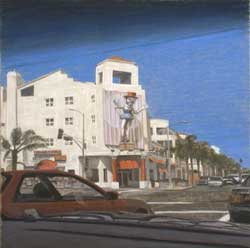 Curro Gonz&aacute;lez - 2005 - El se&ntilde;or de las moscas - pastel 102 x 102