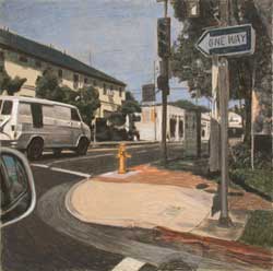 Curro Gonz&aacute;lez - 2005 - La mueca - pastel 102 x 102